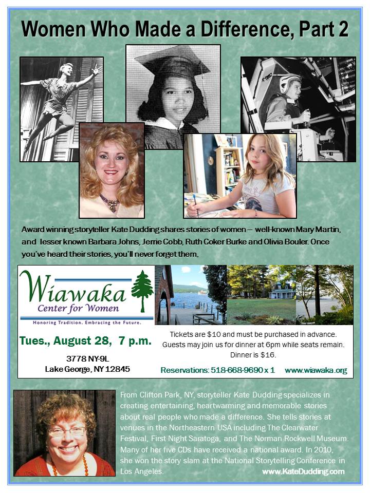 Poster for Wiawaka Aug. 28